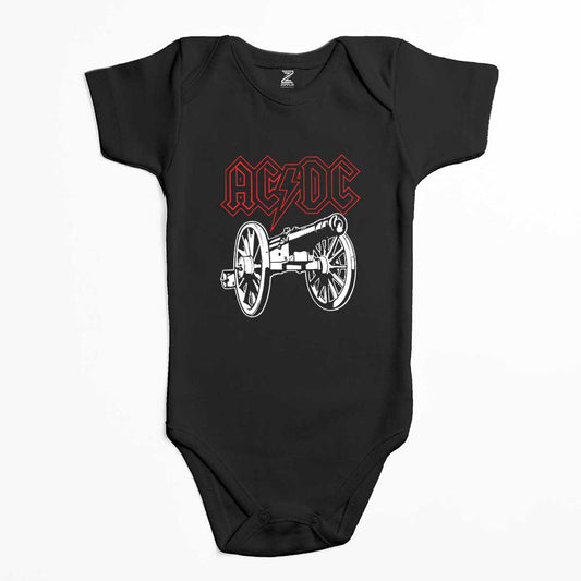 Ac Dc About Rock Cannon Renkli Bebek Body Zıbın