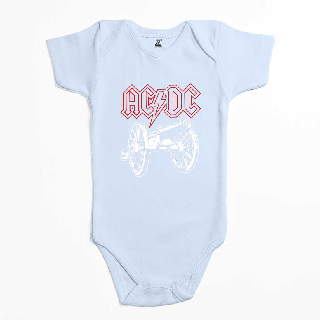 Ac Dc About Rock Cannon Renkli Bebek Body Zıbın