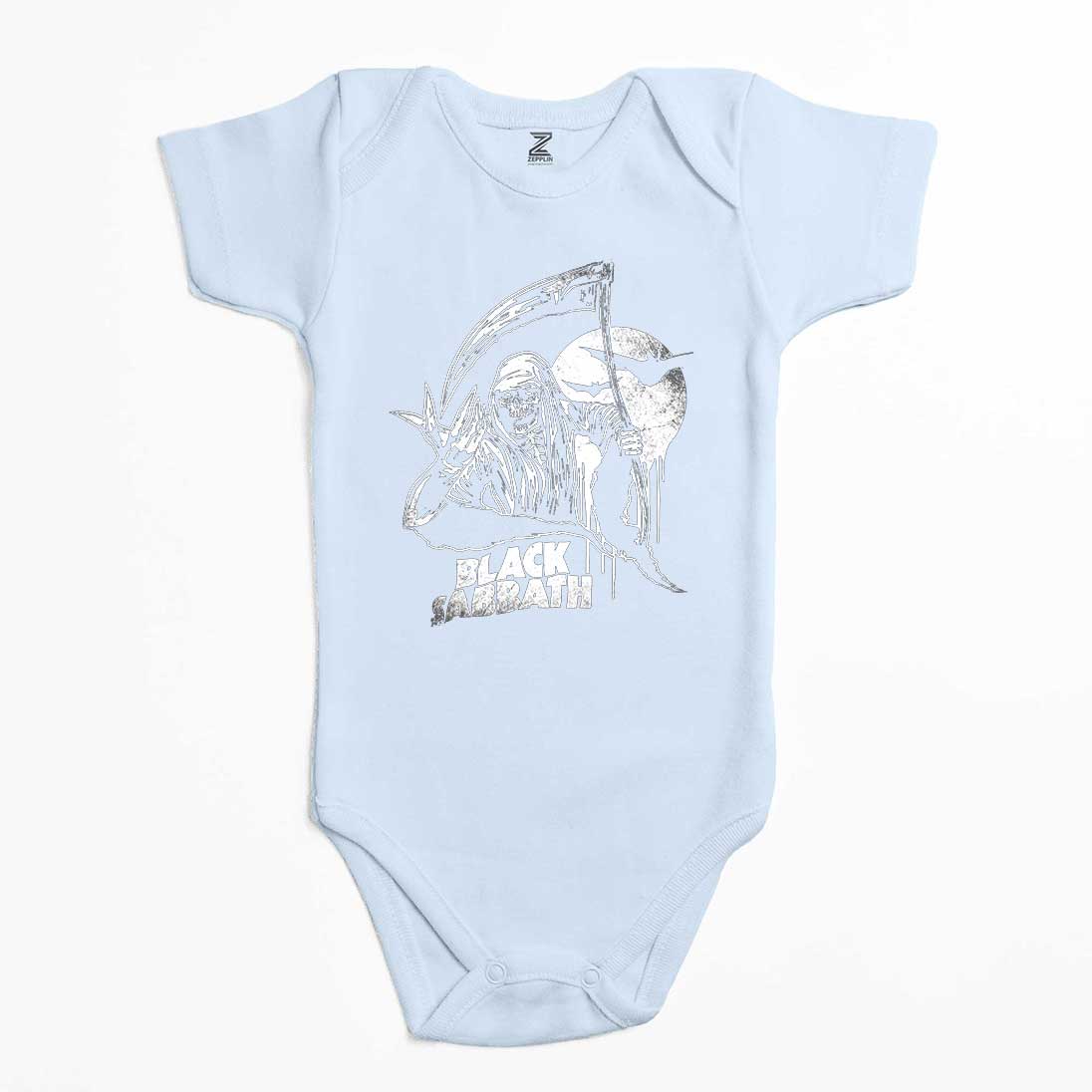 Black Sabbath Grim Reaper Renkli Bebek Body Zıbın