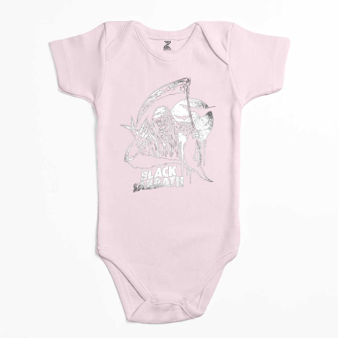 Black Sabbath Grim Reaper Renkli Bebek Body Zıbın