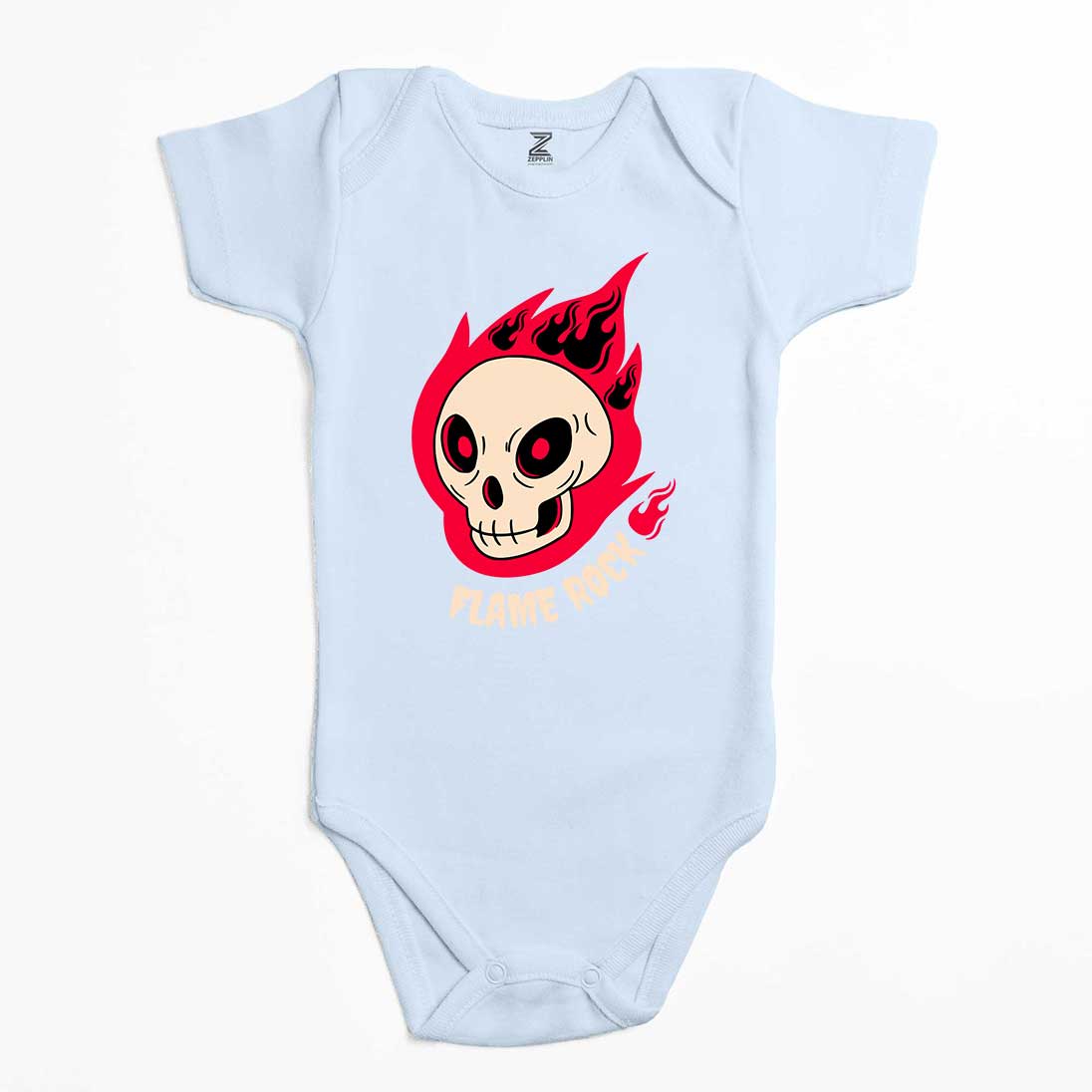 Dark Rock Musıc Renkli Bebek Body Zıbın