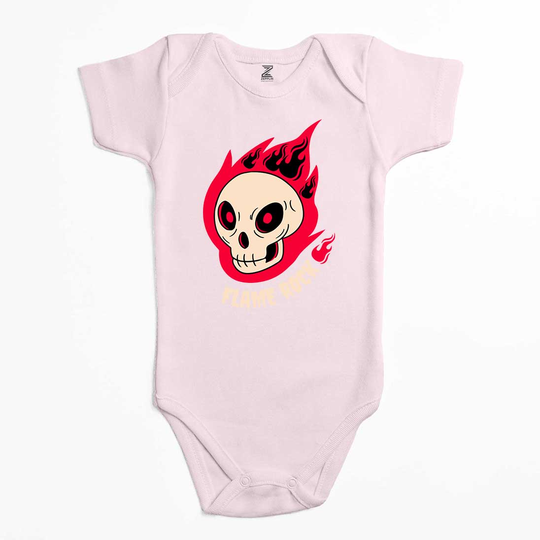 Dark Rock Musıc Renkli Bebek Body Zıbın