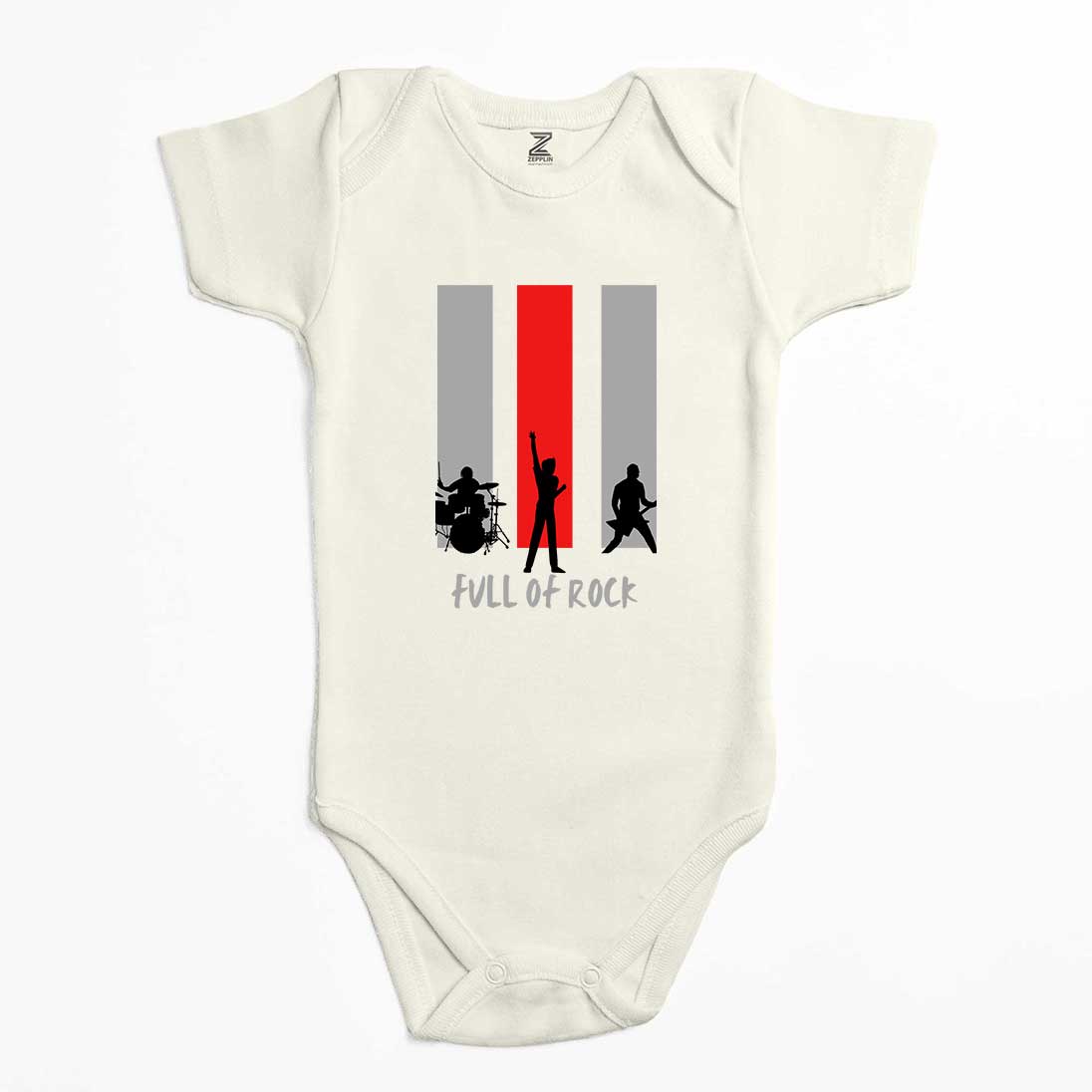 Full Of Rock Renkli Bebek Body Zıbın