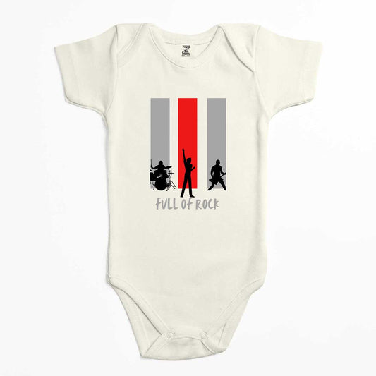 Full Of Rock Renkli Bebek Body Zıbın