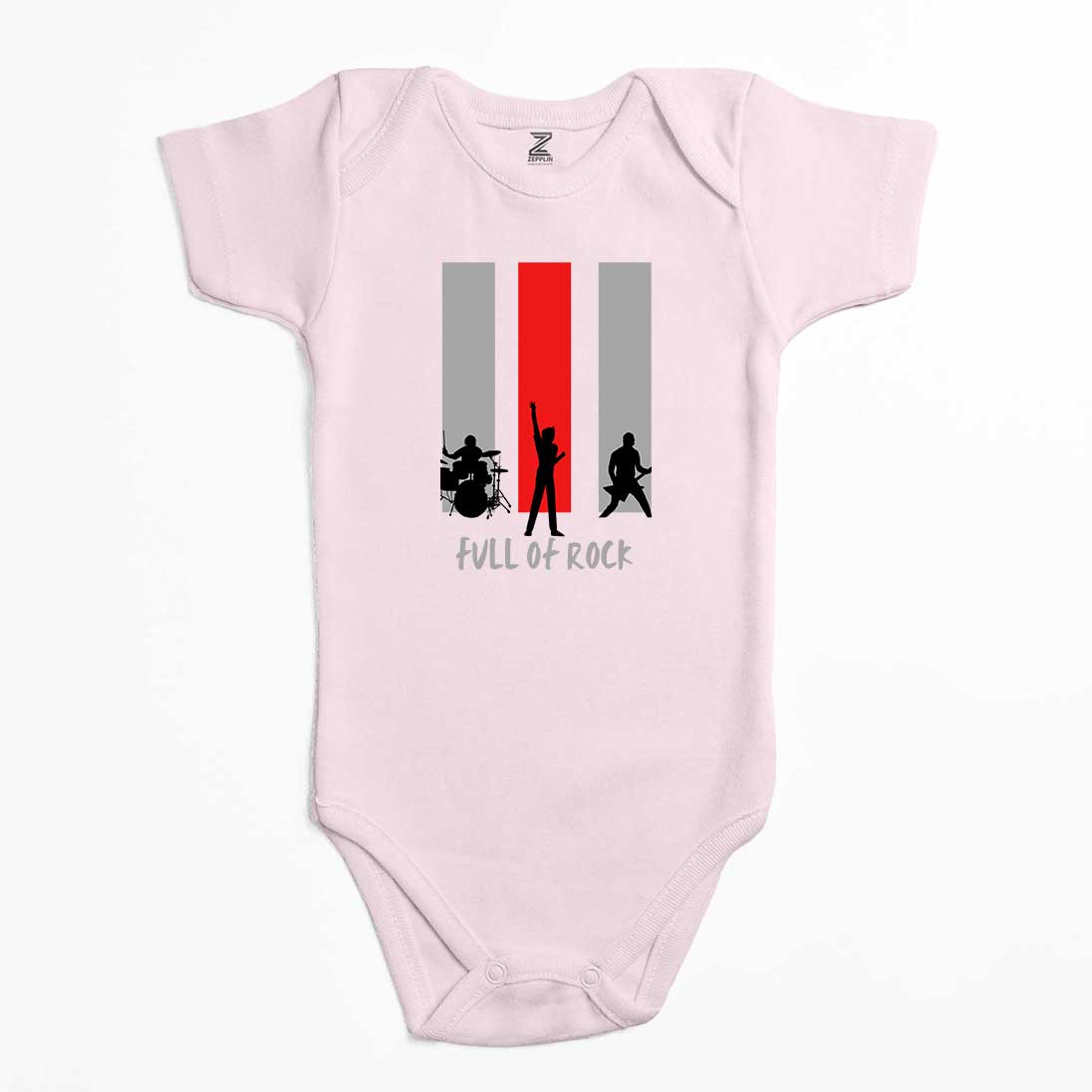 Full Of Rock Renkli Bebek Body Zıbın
