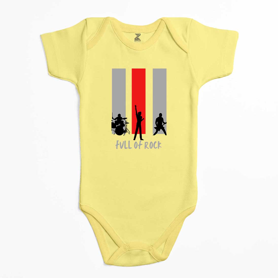 Full Of Rock Renkli Bebek Body Zıbın