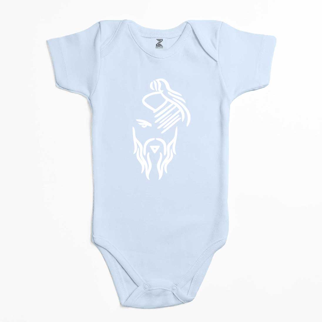 Hayko Cepkin Yeni Logo White Renkli Bebek Body Zıbın