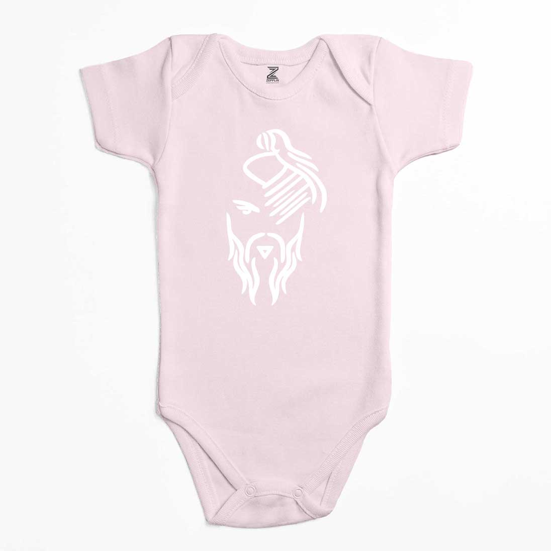 Hayko Cepkin Yeni Logo White Renkli Bebek Body Zıbın