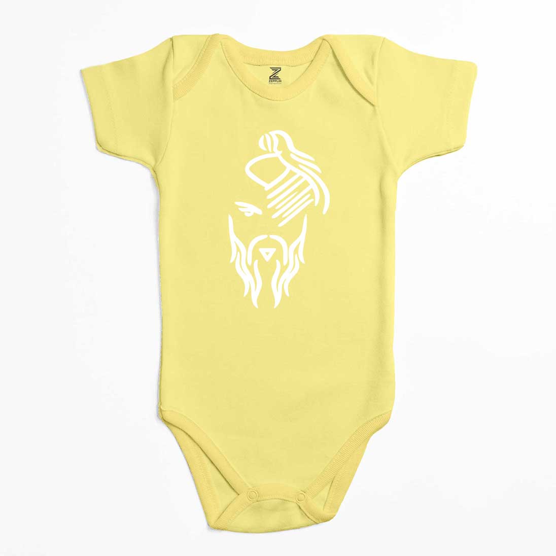 Hayko Cepkin Yeni Logo White Renkli Bebek Body Zıbın