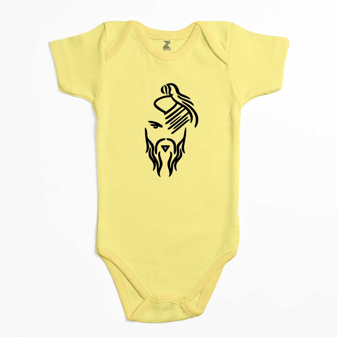 Hayko Cepkin Yeni Logo Black Renkli Bebek Body Zıbın