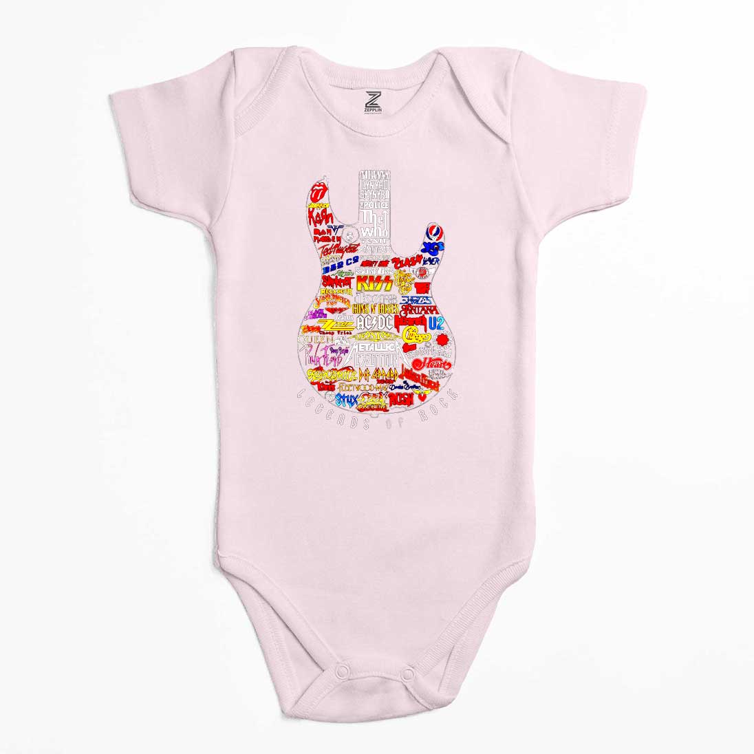 Legends Rock Renkli Bebek Body Zıbın