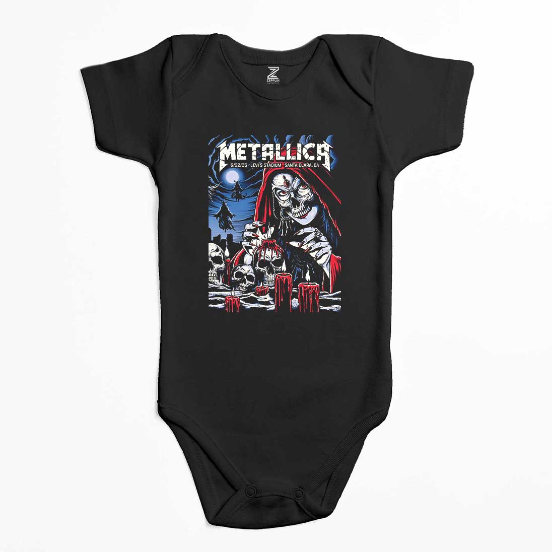 Metallica 2025 Tour Renkli Bebek Body Zıbın