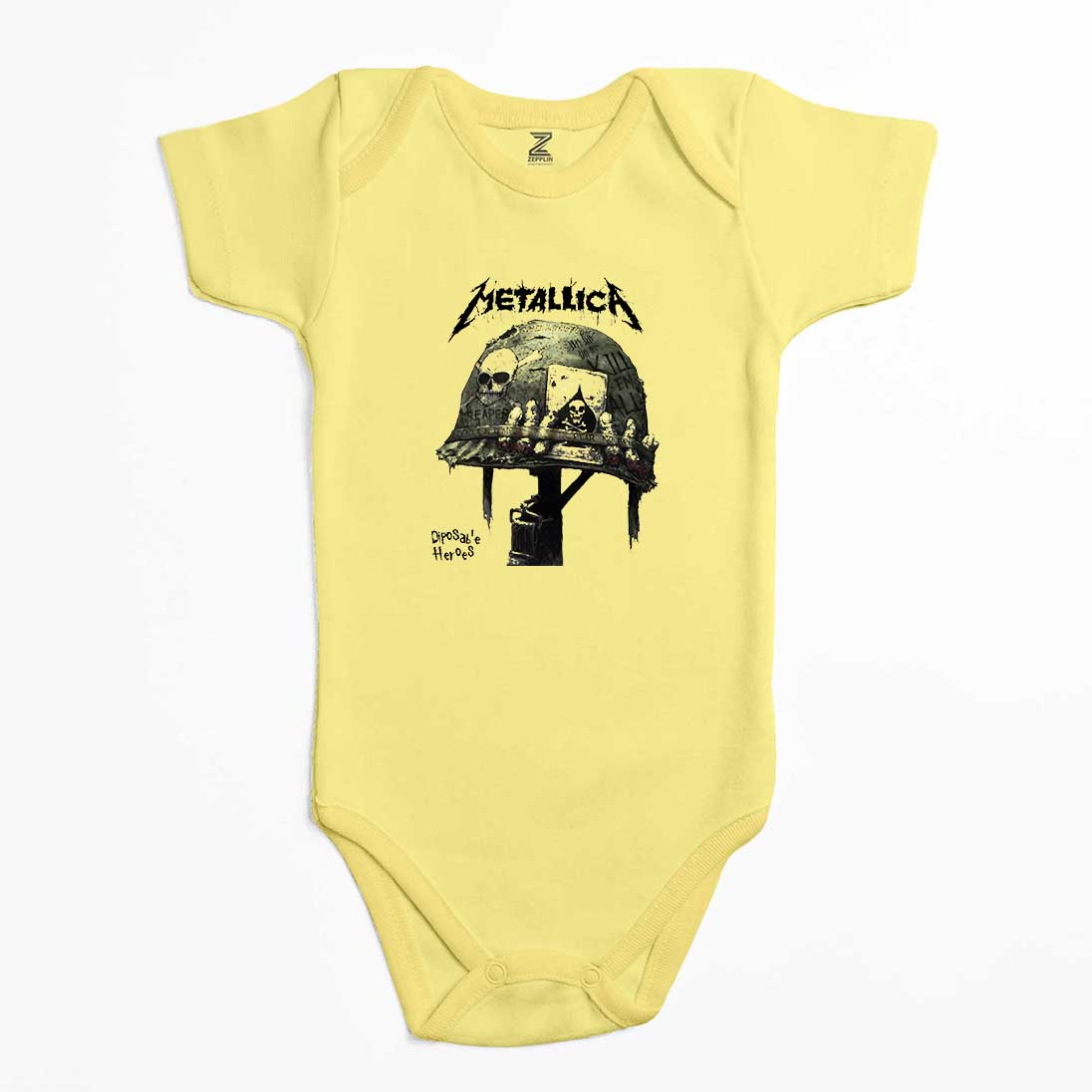 Metallica Diposab e Heroes Renkli Bebek Body Zıbın