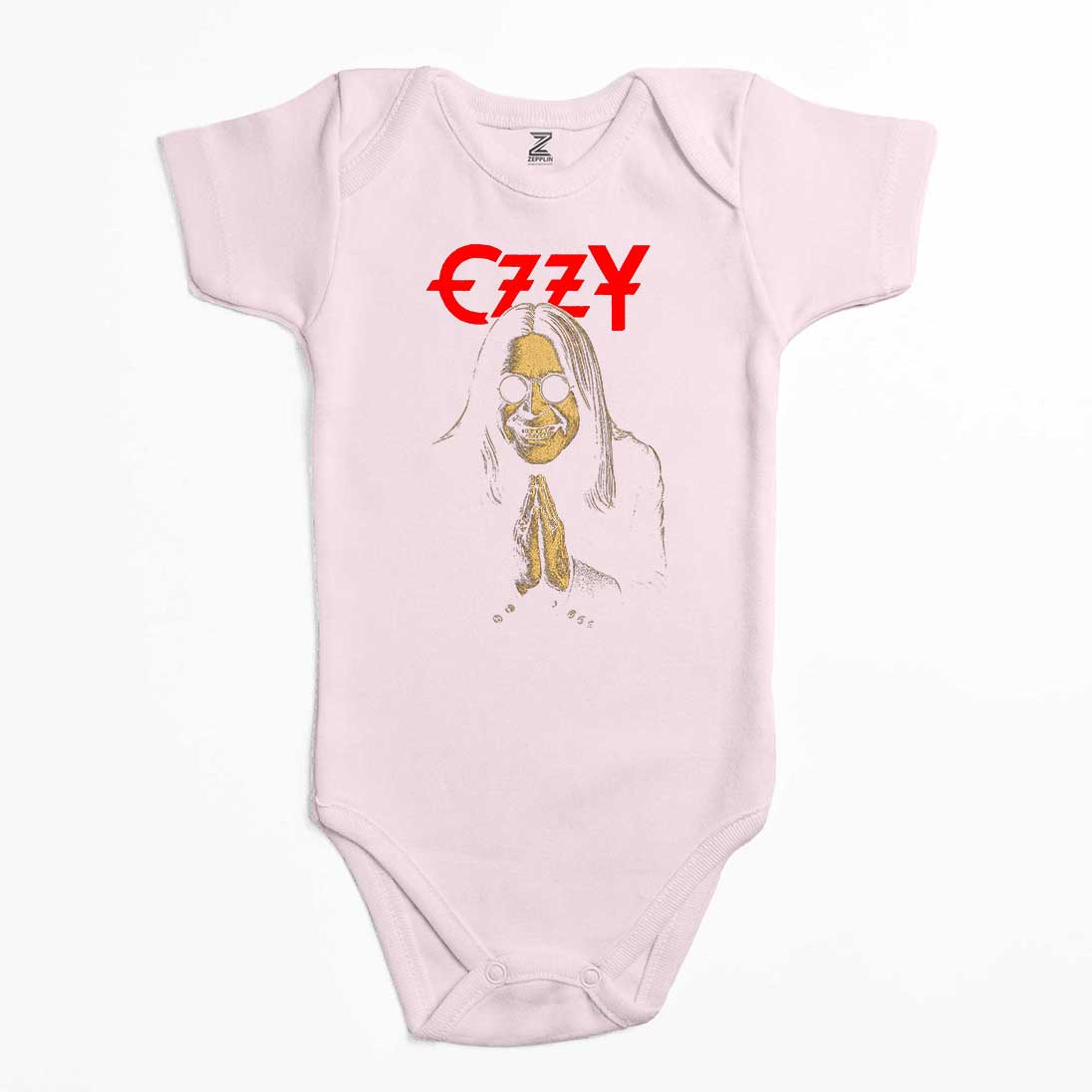 Ozzy Osbounre Renkli Bebek Body Zıbın