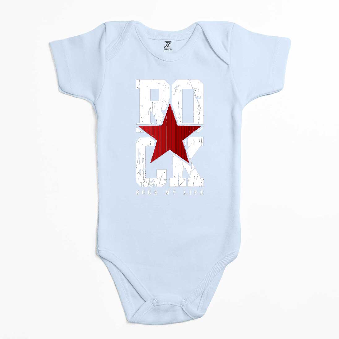 Rock My Life Renkli Bebek Body Zıbın