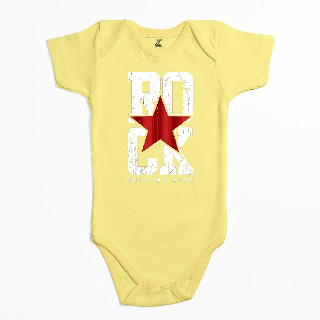 Rock My Life Renkli Bebek Body Zıbın