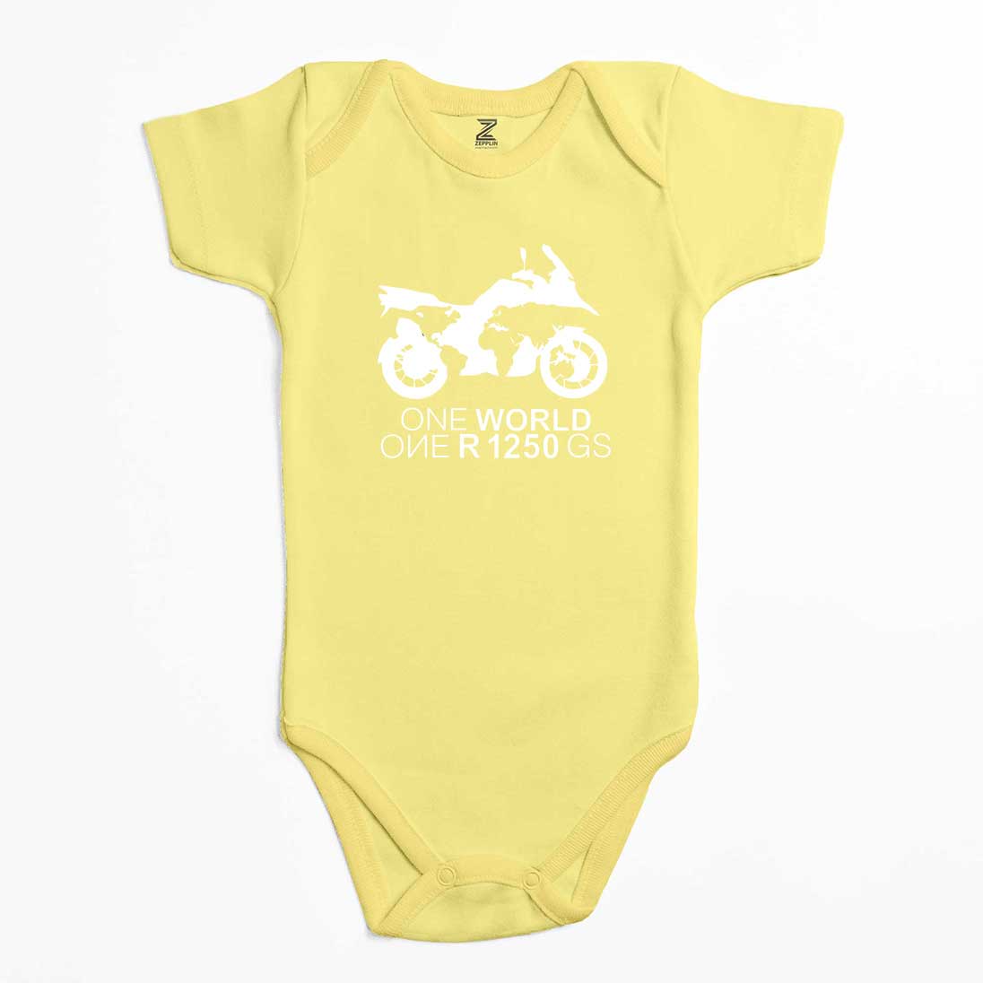 ONE World 1250GS White Renkli Bebek Body Zıbın
