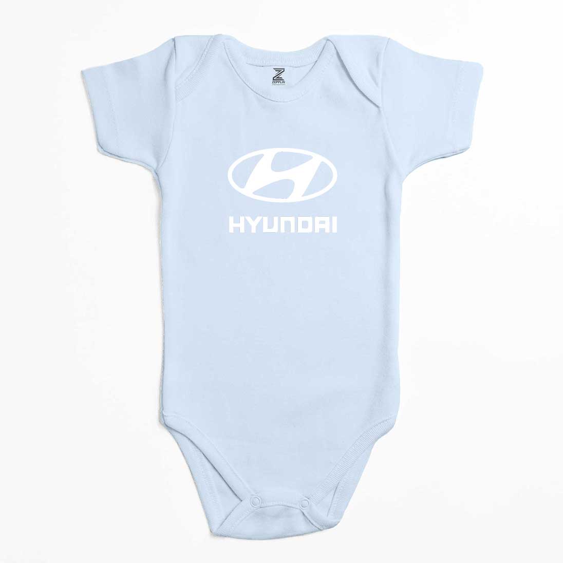 Hyundai White Logo Renkli Bebek Body Zıbın