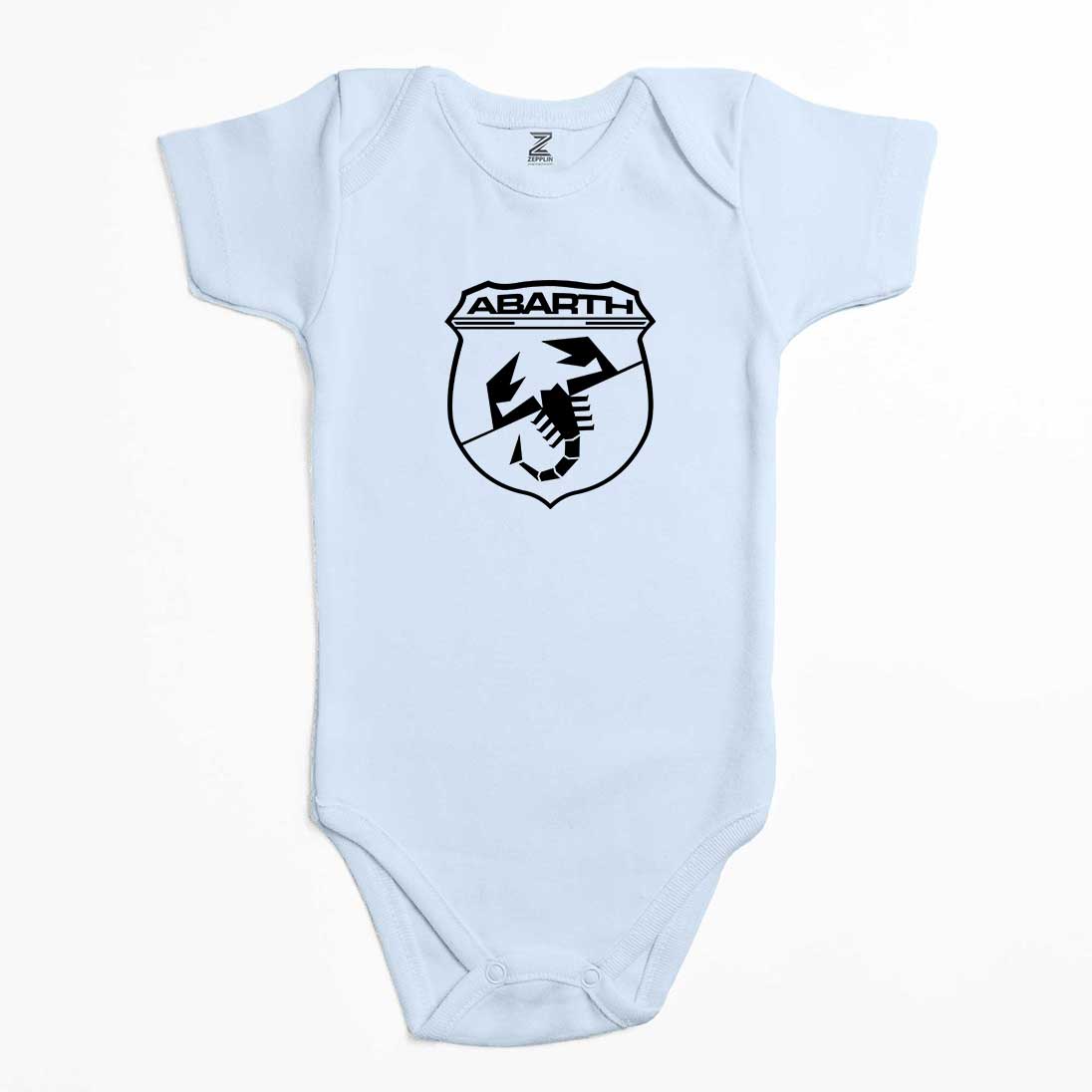 Abarth Black Logo Renkli Bebek Body Zıbın