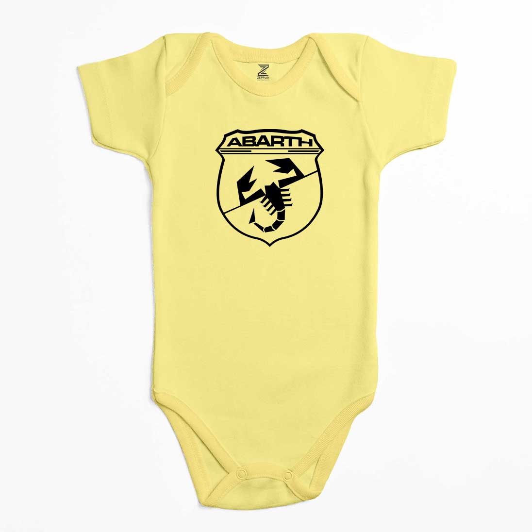 Abarth Black Logo Renkli Bebek Body Zıbın