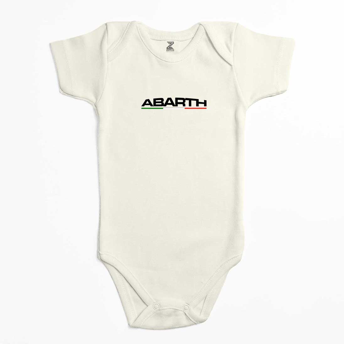 Abarth Text İtalya Renkli Bebek Body Zıbın