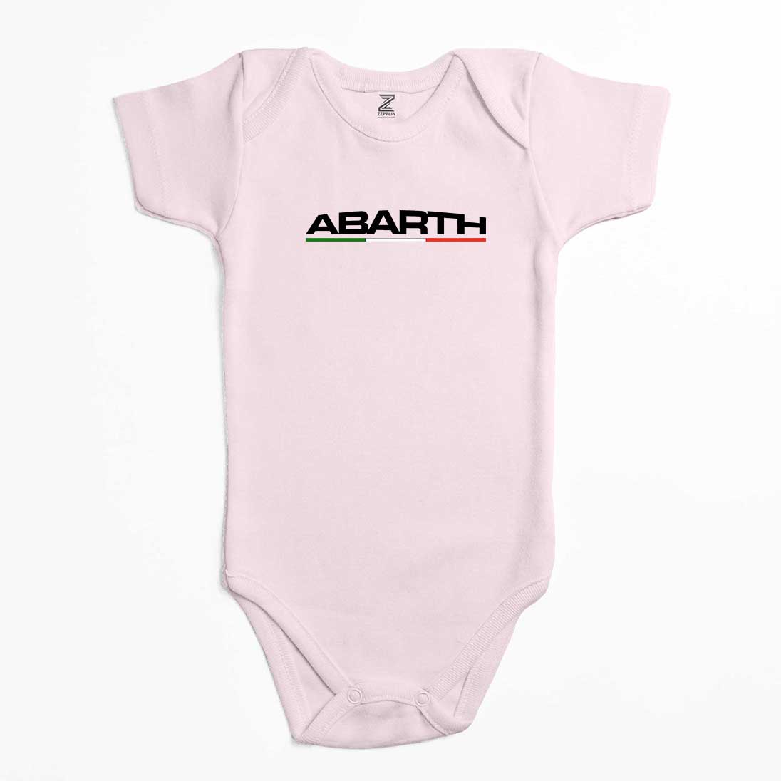 Abarth Text İtalya Renkli Bebek Body Zıbın