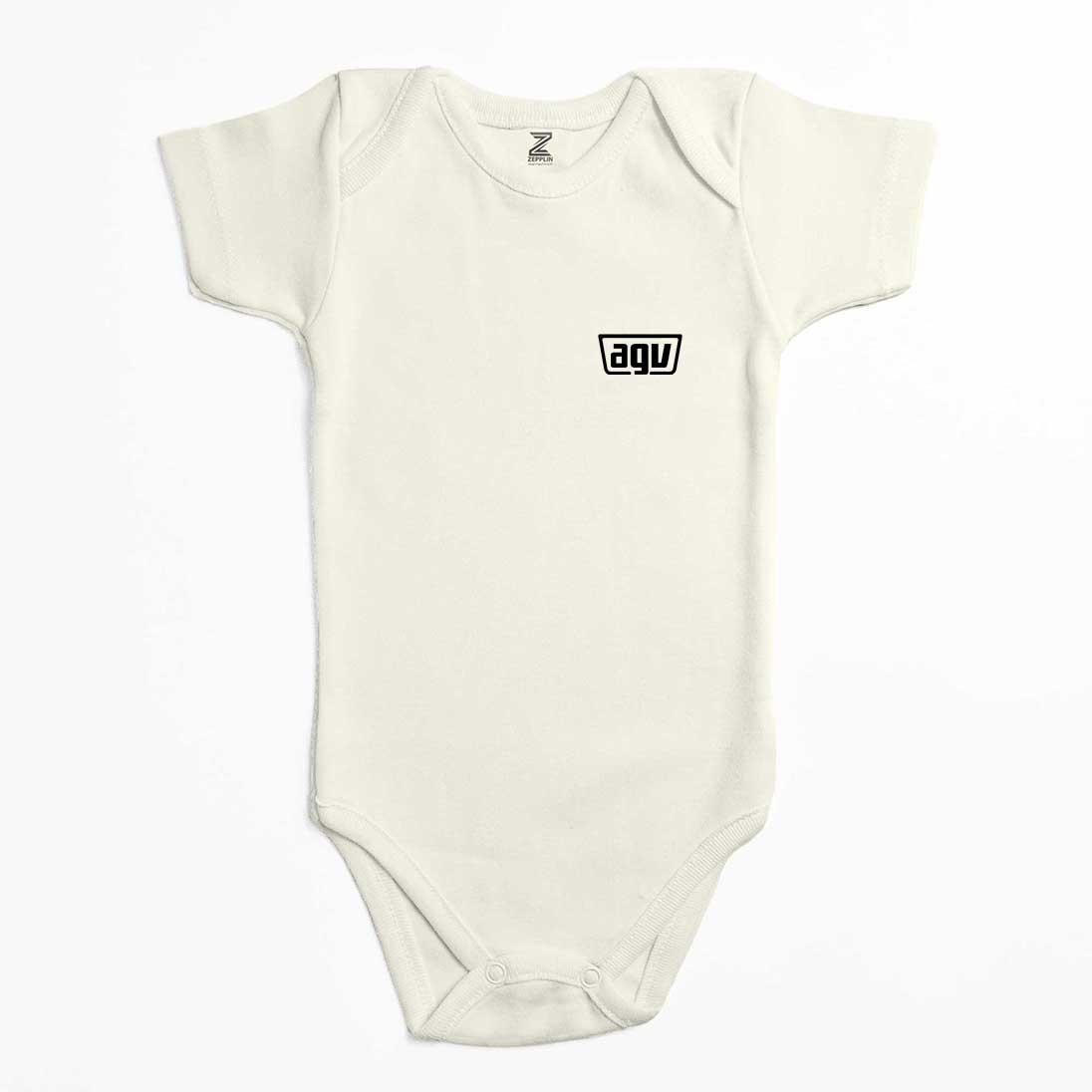 Agv Text Logo Renkli Bebek Body Zıbın