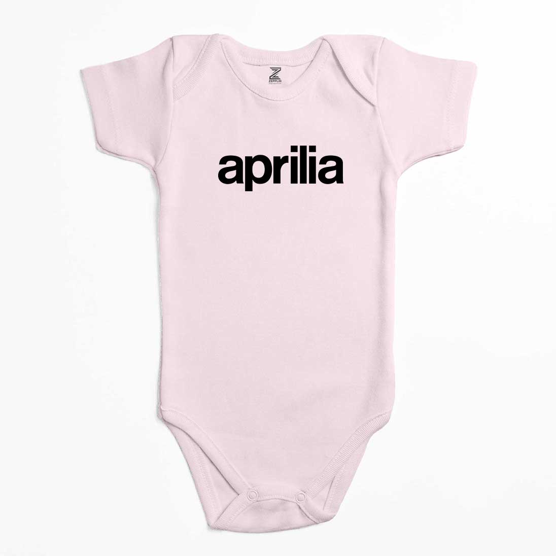 Aprilia Text Logo Renkli Bebek Body Zıbın