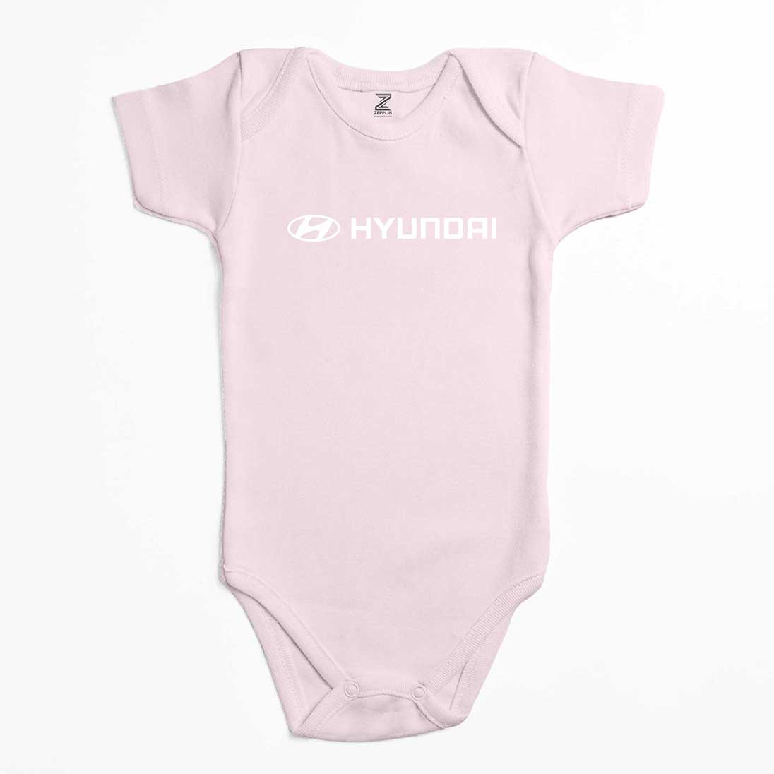 Hyundai Text Logo Renkli Bebek Body Zıbın
