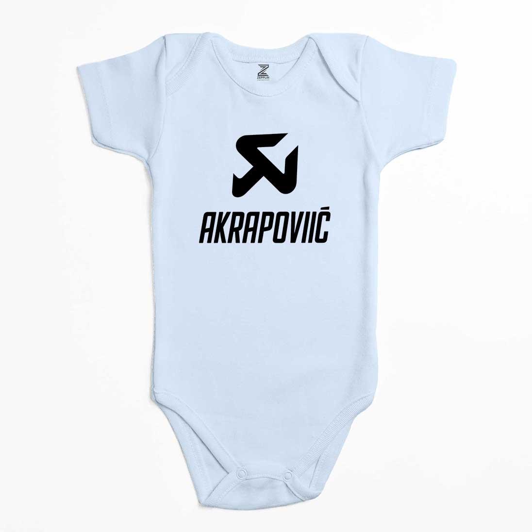 Akrapovic Black Logo Renkli Bebek Body Zıbın