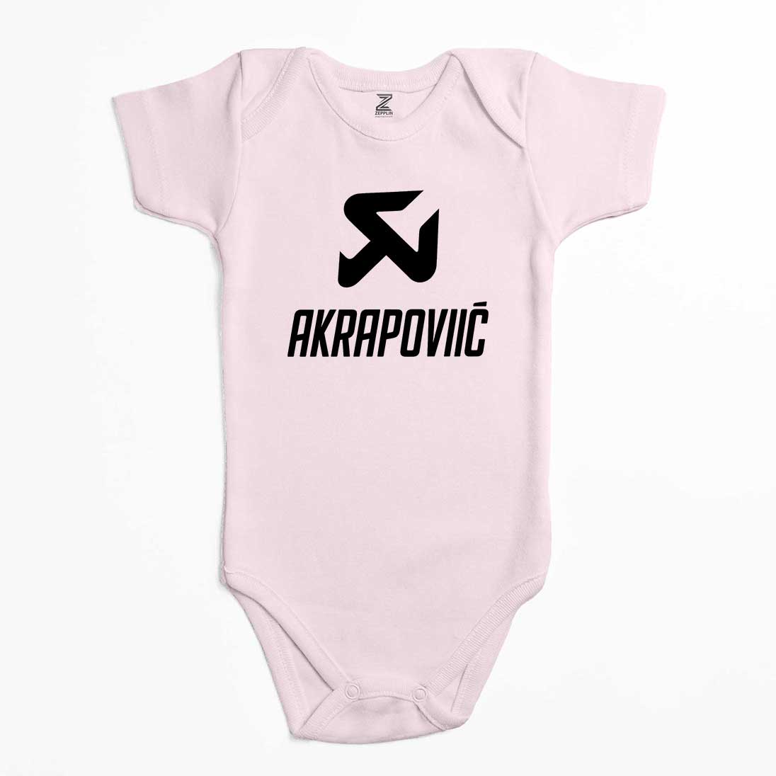 Akrapovic Black Logo Renkli Bebek Body Zıbın