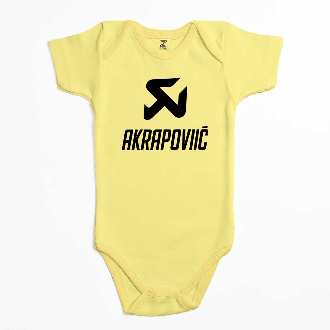 Akrapovic Black Logo Renkli Bebek Body Zıbın