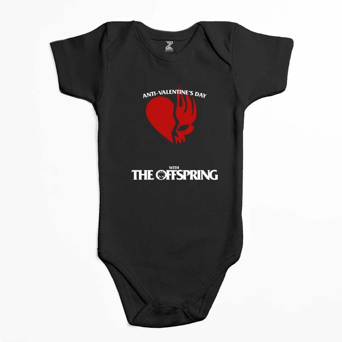 The Offspring Anti Valentine's Day Renkli Bebek Body Zıbın