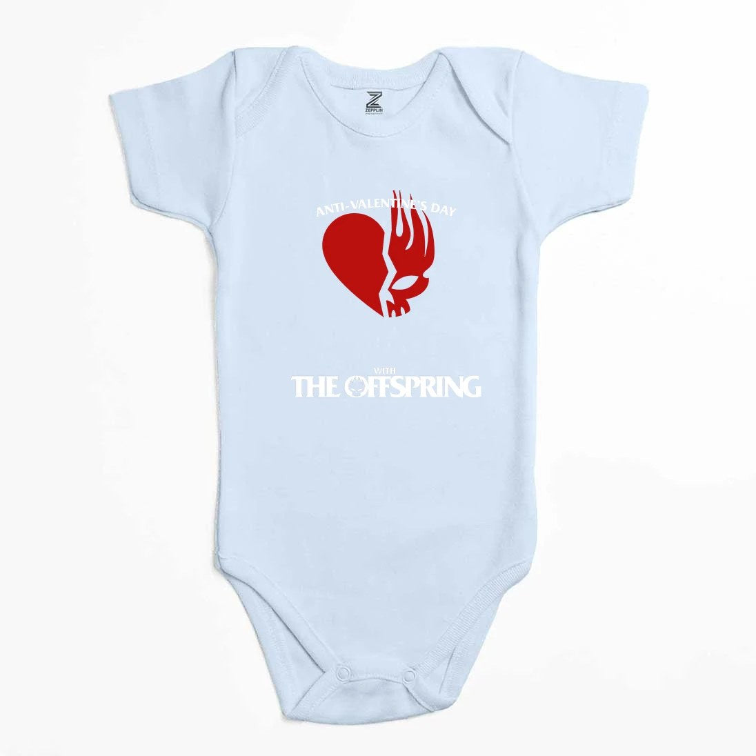 The Offspring Anti Valentine's Day Renkli Bebek Body Zıbın