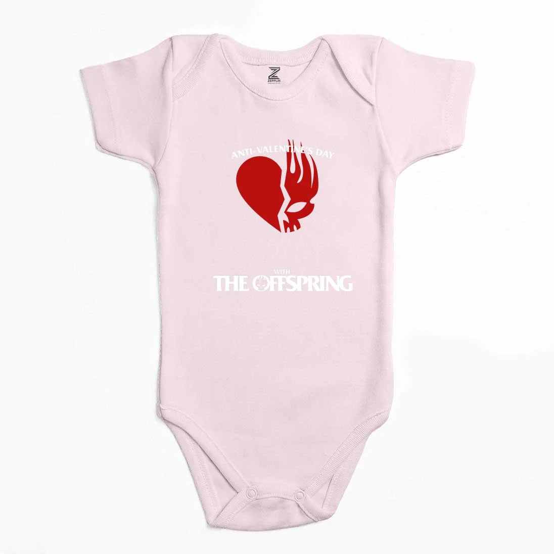 The Offspring Anti Valentine's Day Renkli Bebek Body Zıbın