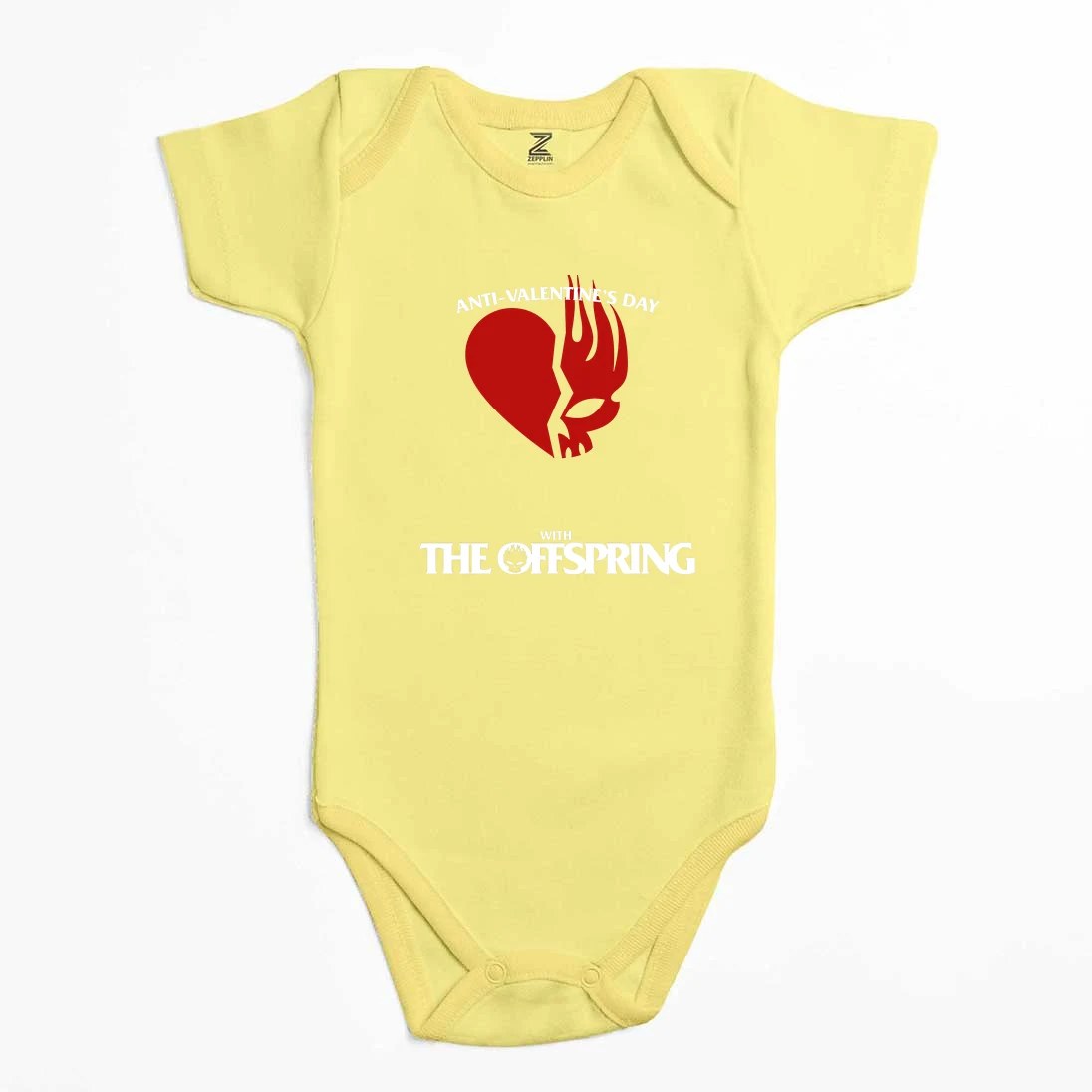 The Offspring Anti Valentine's Day Renkli Bebek Body Zıbın