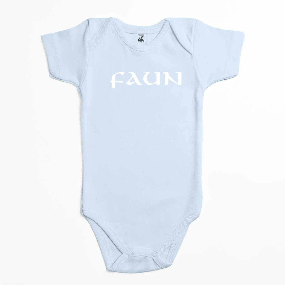 Faun Text Logo Renkli Bebek Body Zıbın
