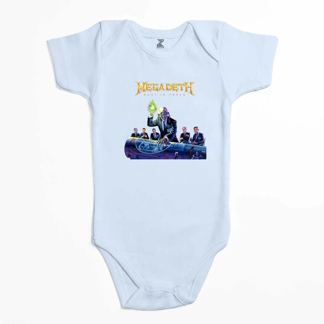 Megadeth Rust İn Peace New Renkli Bebek Body Zıbın