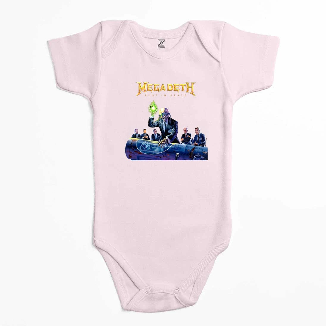 Megadeth Rust İn Peace New Renkli Bebek Body Zıbın