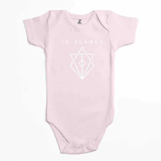 In Flames Symbol Logo Renkli Bebek Body Zıbın
