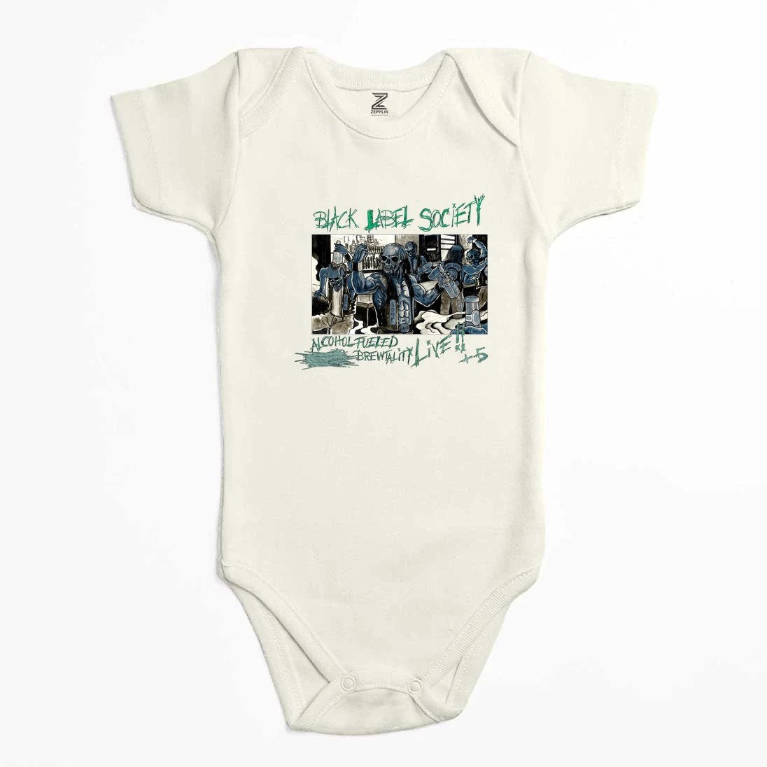 Black Label Society Alcohol Fueled Brewtality Renkli Bebek Body Zıbın