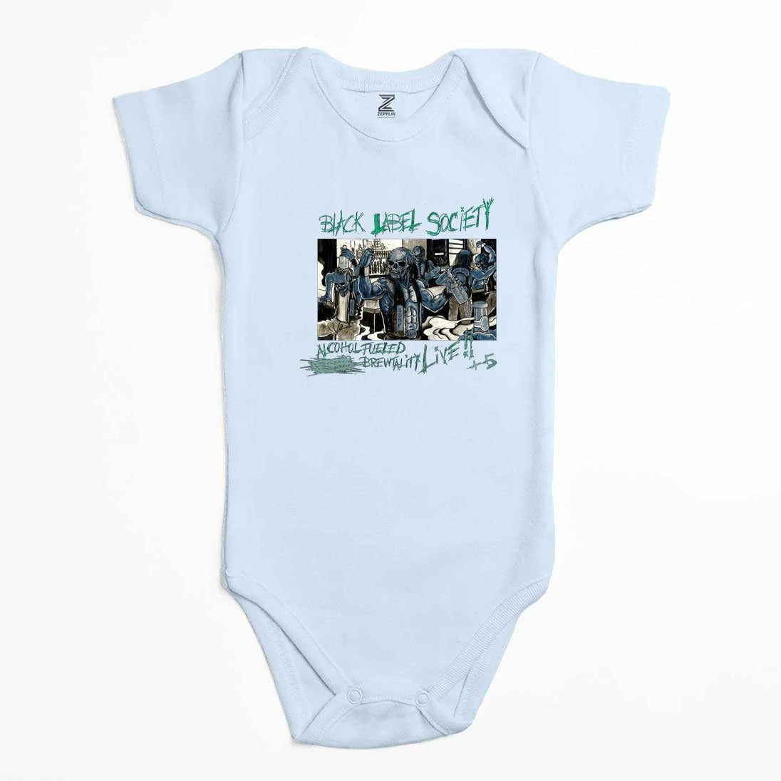 Black Label Society Alcohol Fueled Brewtality Renkli Bebek Body Zıbın