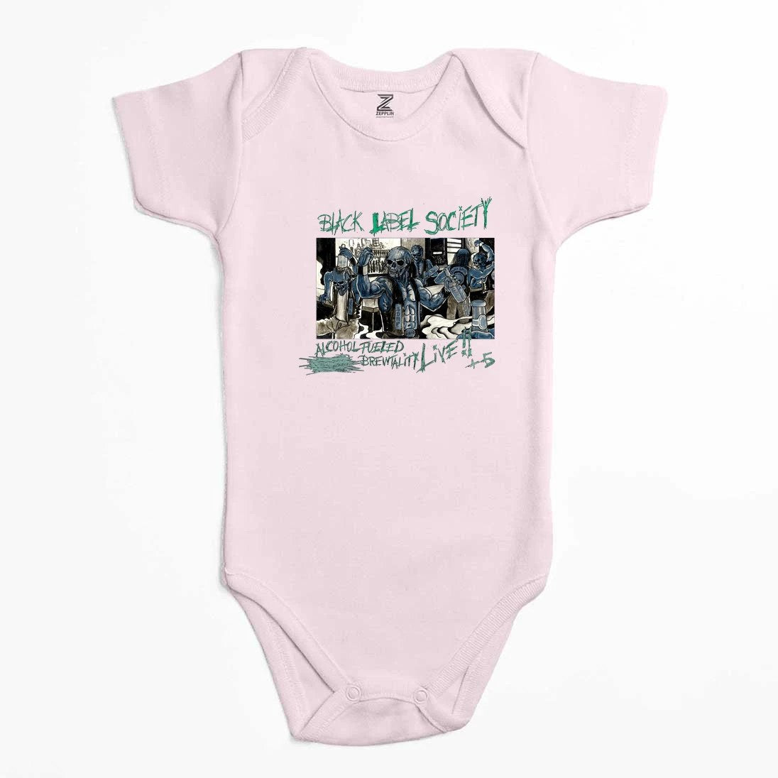 Black Label Society Alcohol Fueled Brewtality Renkli Bebek Body Zıbın