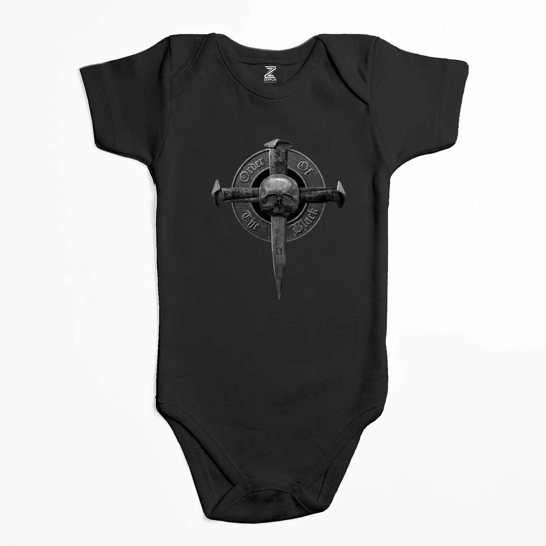 Black Label Society Order of The Black Silver Renkli Bebek Body Zıbın