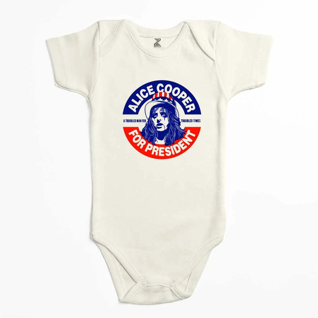 Alice Cooper For President Renkli Bebek Body Zıbın