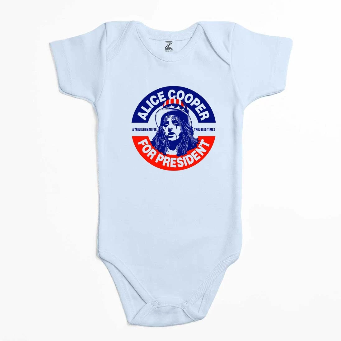 Alice Cooper For President Renkli Bebek Body Zıbın
