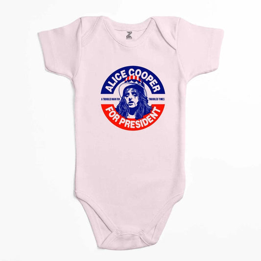 Alice Cooper For President Renkli Bebek Body Zıbın
