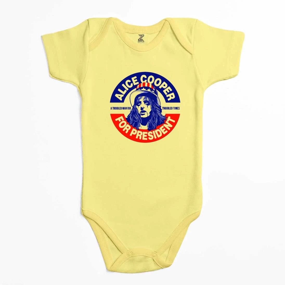 Alice Cooper For President Renkli Bebek Body Zıbın
