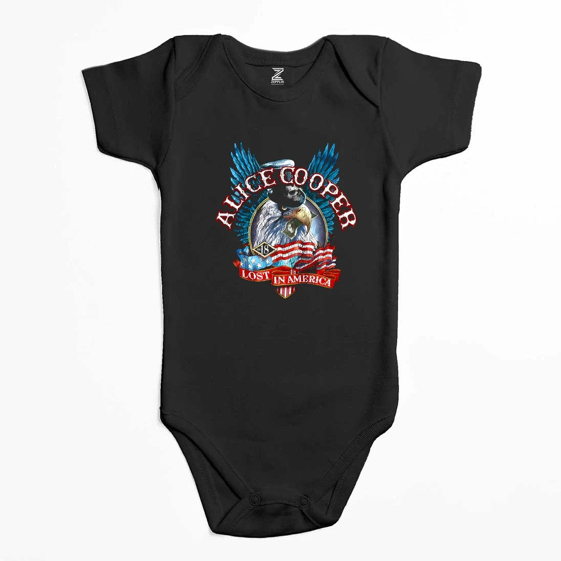 Alice Cooper Lost In America Renkli Bebek Body Zıbın