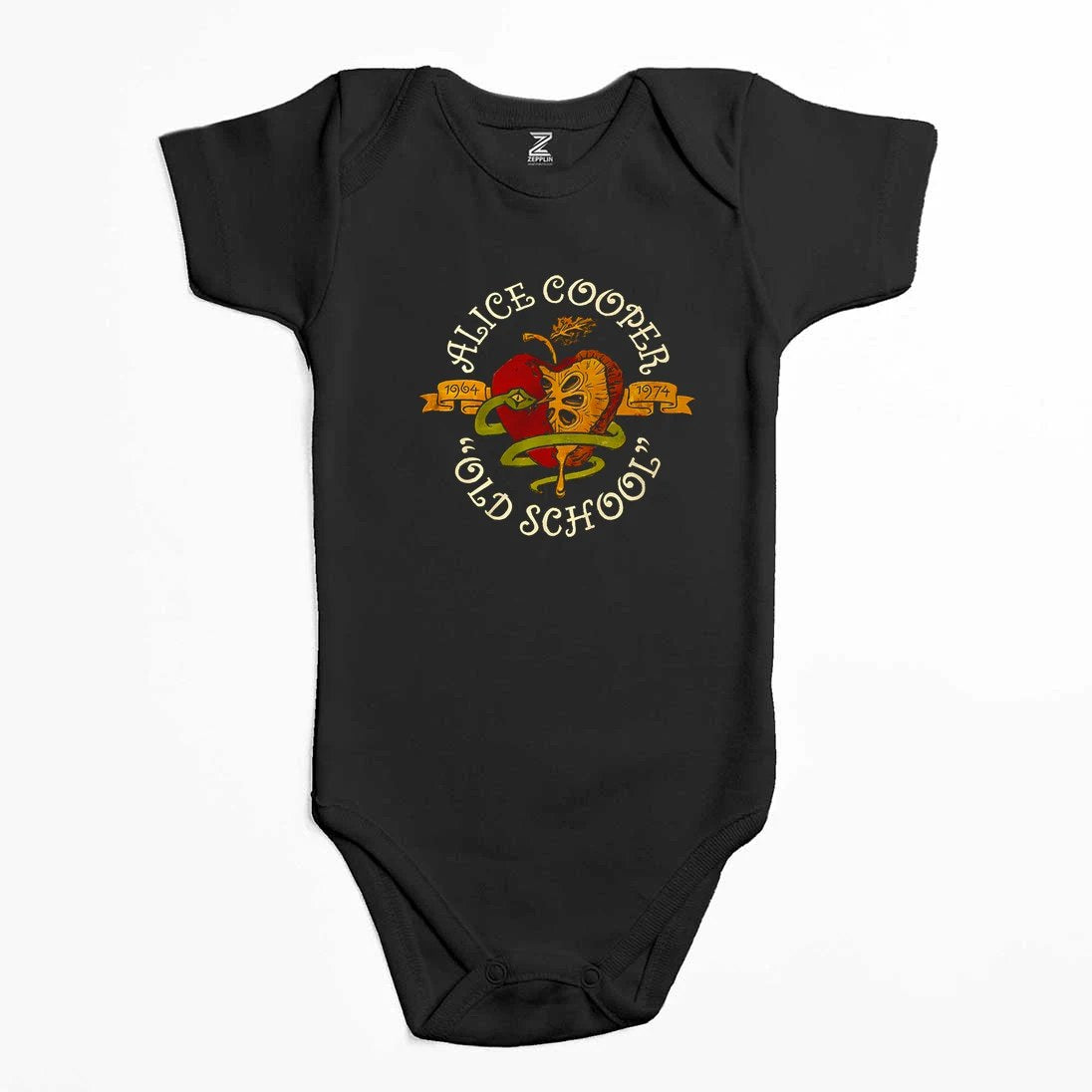 Alice Cooper Old School Renkli Bebek Body Zıbın